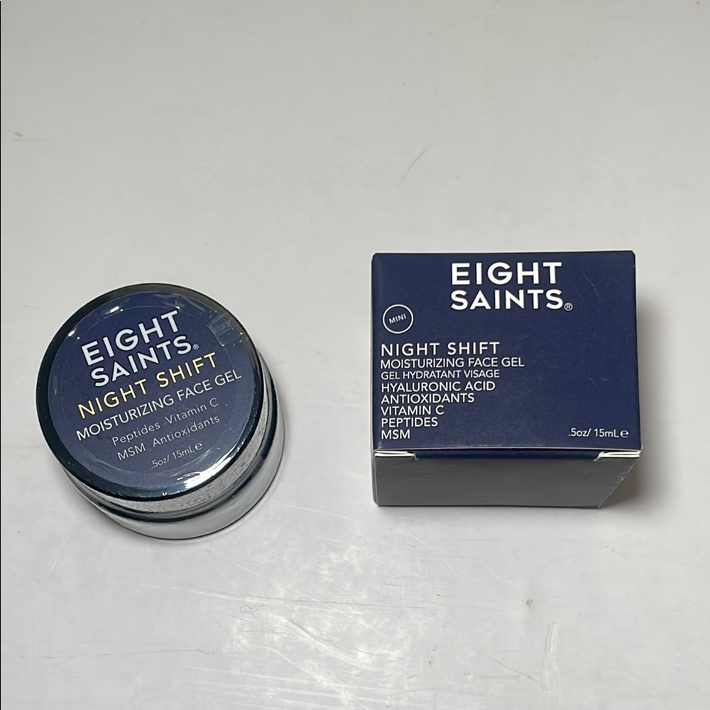 Eight Saints Night Shift Moisturizing Face Gel NWT